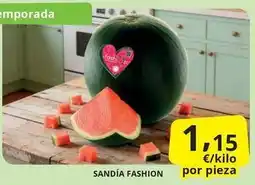 Supermercados MAS Fashion - sandía oferta