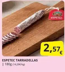Supermercados MAS Espetec tarradellas oferta