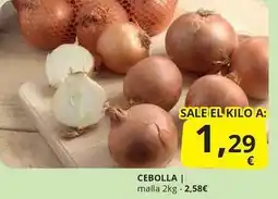 Supermercados MAS Cebolla oferta