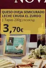 Supermercados MAS Queso oveja semicurado oferta