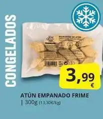 Supermercados MAS Atun empanado oferta