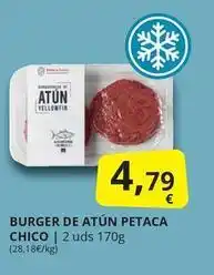 Supermercados MAS Burger de atun oferta