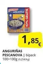 Supermercados MAS Pescanova - anguriñas oferta