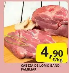 Supermercados MAS Cabeza de lomo band. familiar oferta