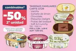 La Sirena Carte d'or - tarrinas familiares oferta