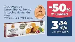 La Sirena La cocina de senén - croquetas de jamón ibérico horno oferta