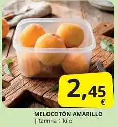 Supermercados MAS Melocoton amarillo oferta