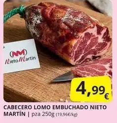 Supermercados MAS Cabecero lomo embuchado oferta