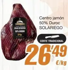 SPAR Fragadis Solar viejo - centro jamón 50% duroc oferta