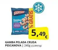 Supermercados MAS Pescanova - gamba pelada cruda oferta