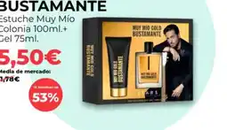 PrimaPrix Bustamante - estuche muy mio colonia + gel oferta