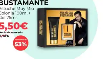 Bustamante - estuche muy mio colonia + gel