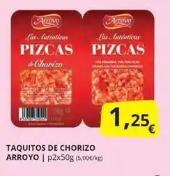 Supermercados MAS Arroyo - taquitos de chorizo oferta