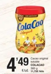 SPAR Fragadis Cola cao - cacao original soluble oferta
