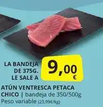 Supermercados MAS Atun ventresca petaca chico oferta