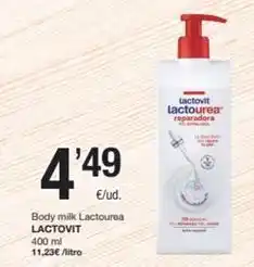 SPAR Fragadis Lactovit - body milk lactourea oferta