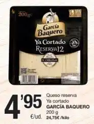 SPAR Fragadis García baquero - queso reserva ya cortado oferta