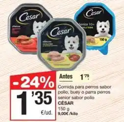 SPAR Fragadis Cesar - comida para perros sabor pollo oferta
