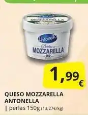 Supermercados MAS Antonella - queso mozzarella oferta