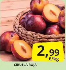 Supermercados MAS Ciruela roja oferta