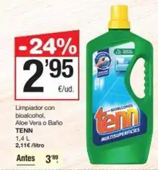 SPAR Fragadis Tenn - limpiador con bioalcohol, aloe vera o bano oferta