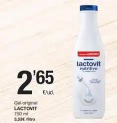 SPAR Fragadis Lactovit - gel original oferta