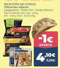 La Sirena Vici - seleccion de gyozas oferta