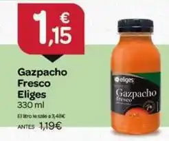 Supermercados El Jamón Ifa eliges - gazpacho fresco oferta