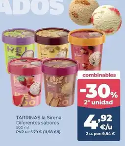 La Sirena La sirena - tarrinas oferta