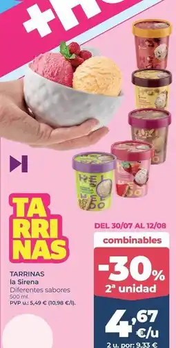La Sirena Care - tarrinas oferta