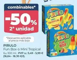 La Sirena Pirulo - fina box o mini tropical oferta