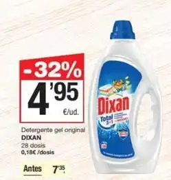 SPAR Fragadis Dixan - detergente gel original oferta