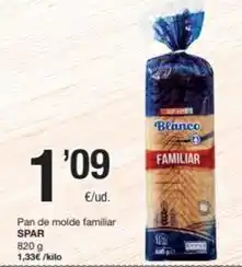 SPAR Fragadis Spar - pan de molde familiar oferta