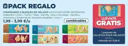 La Sirena Comprando 2 bloques de helado a escocer oferta