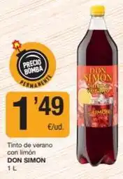 SPAR Fragadis Don simón - tinto de verano con limon oferta