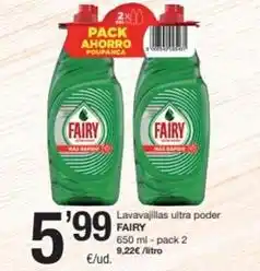 SPAR Fragadis Fairy - lavavajillas ultra poder oferta