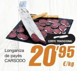 SPAR Fragadis Longaniza de payes oferta