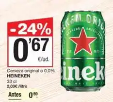 SPAR Fragadis Heineken - cerveza original o 0.0% oferta