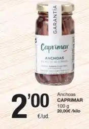 SPAR Fragadis Caprimar - anchoas oferta