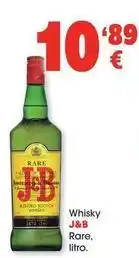 TOP Cash & Carry J&b - whisky rare oferta