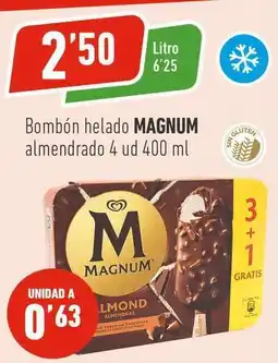 Supermercados Deza Magnum - bombón helado almendrado oferta