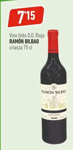Supermercados Deza Ramón bilbao - vino tinto d.o. rioja crianza oferta