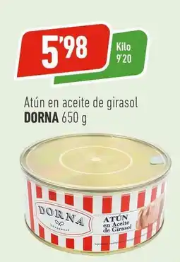 Supermercados Deza Dorna - atún en aceite de girasol oferta