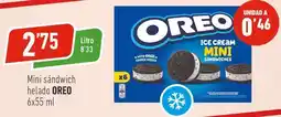 Supermercados Deza Oreo - mini sándwich helado oferta