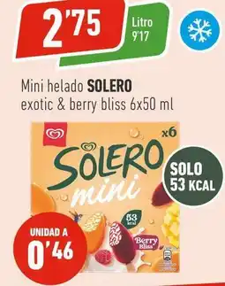 Supermercados Deza Solar viejo - mini helado exotic & berry bliss oferta