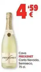 TOP Cash & Carry Freixenet - cava carta nevada, semiseco oferta