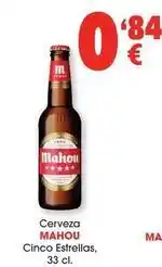 TOP Cash & Carry Mahou - cerveza cinco estrellas oferta