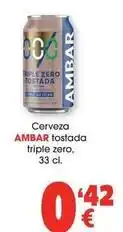 TOP Cash & Carry Ambar - cerveza tostada triple zero oferta
