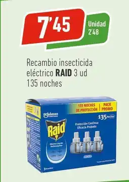 Supermercados Deza Raid - recambio insecticida eléctrico oferta