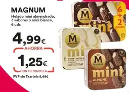 SUPER AMARA Magnum - helado mini almendrado, 3 sabores o mini blanco oferta